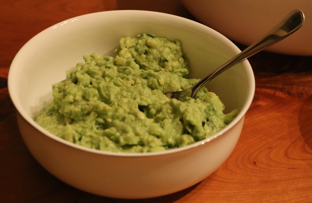 Super simple guacamole